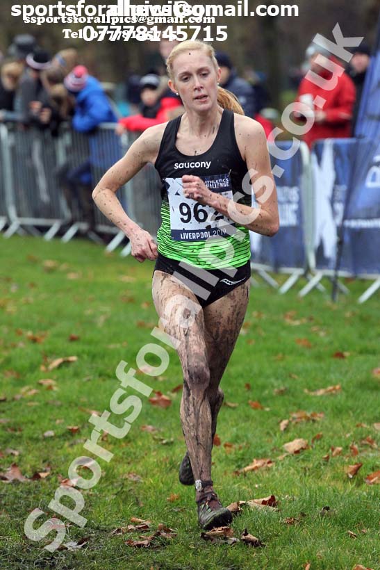 Senior and under-23 women, 2019 European Cross Country Trials and British Cross Challenge, Sefton Park, Liverpool.  Photo: David T. Hewitson/Sports for All Pics